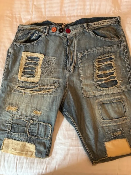 NWT - Magnolia Pearl Denim Miner Shorts 024 in Indigo - Picture 1 of 6